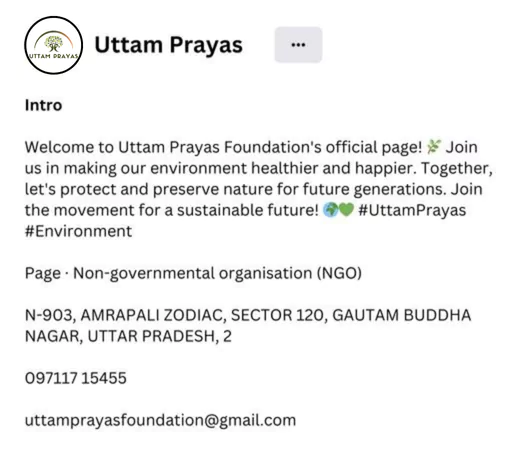 Uttam Prayas facebook page